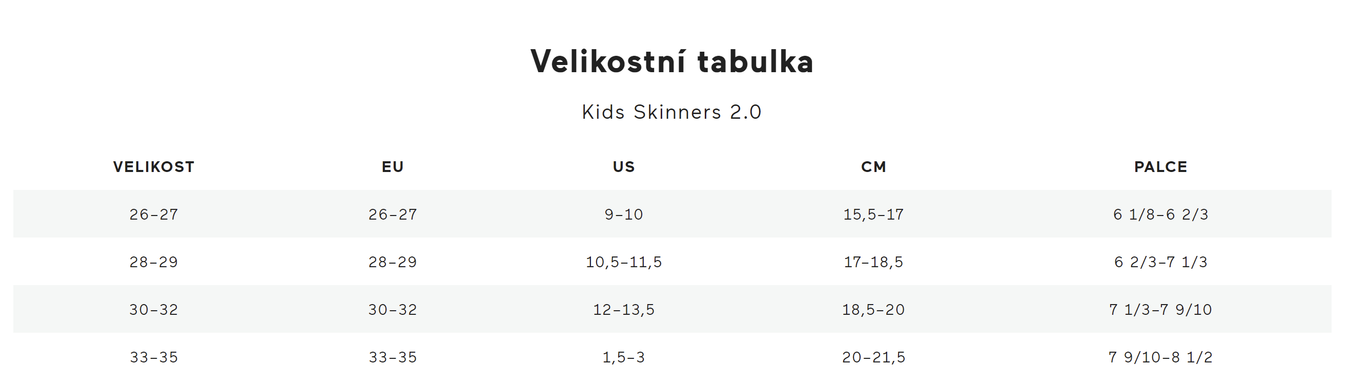 skinners-2.0_pro-deti-velikostni-tabulka